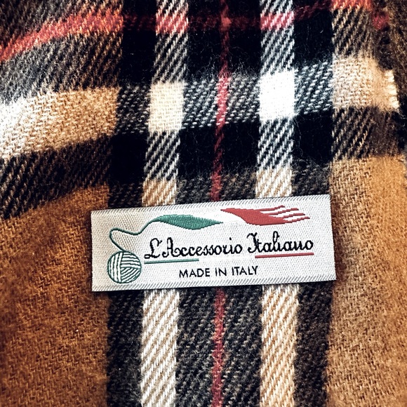 Plaid scarf - Picture 4 of 5